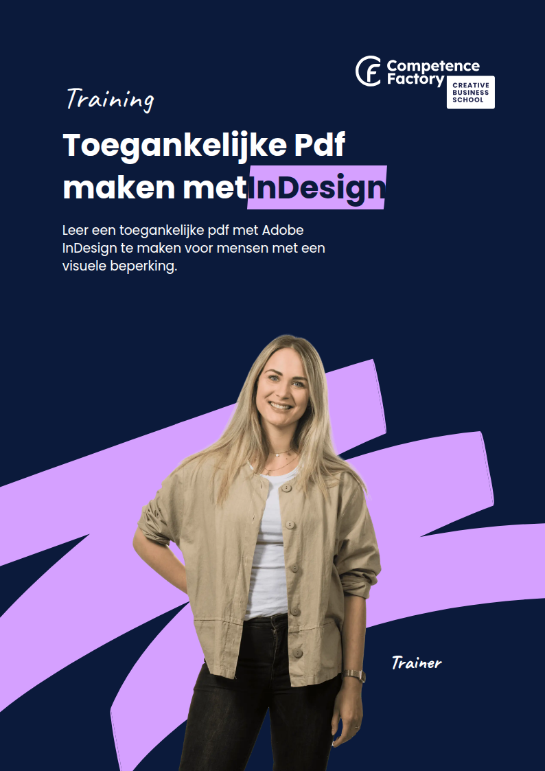 Toegankelijke Pdf maken met InDesign