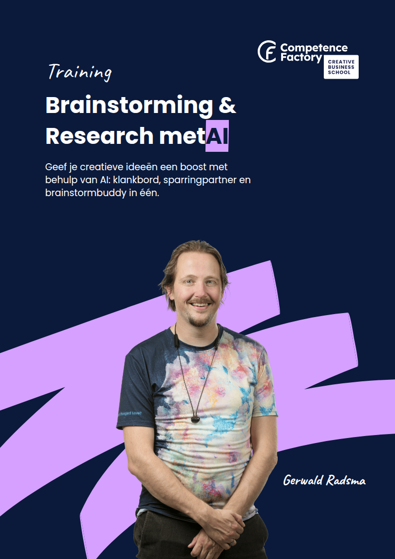 Trainingsbrochure Brainstorming & Research met AI