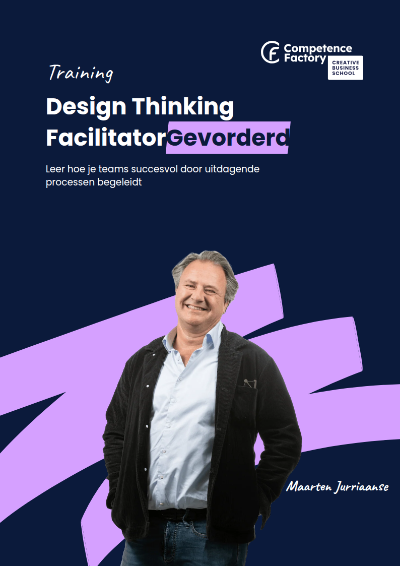Trainingsbrochure Design Thinking Facilitator Gevorderd