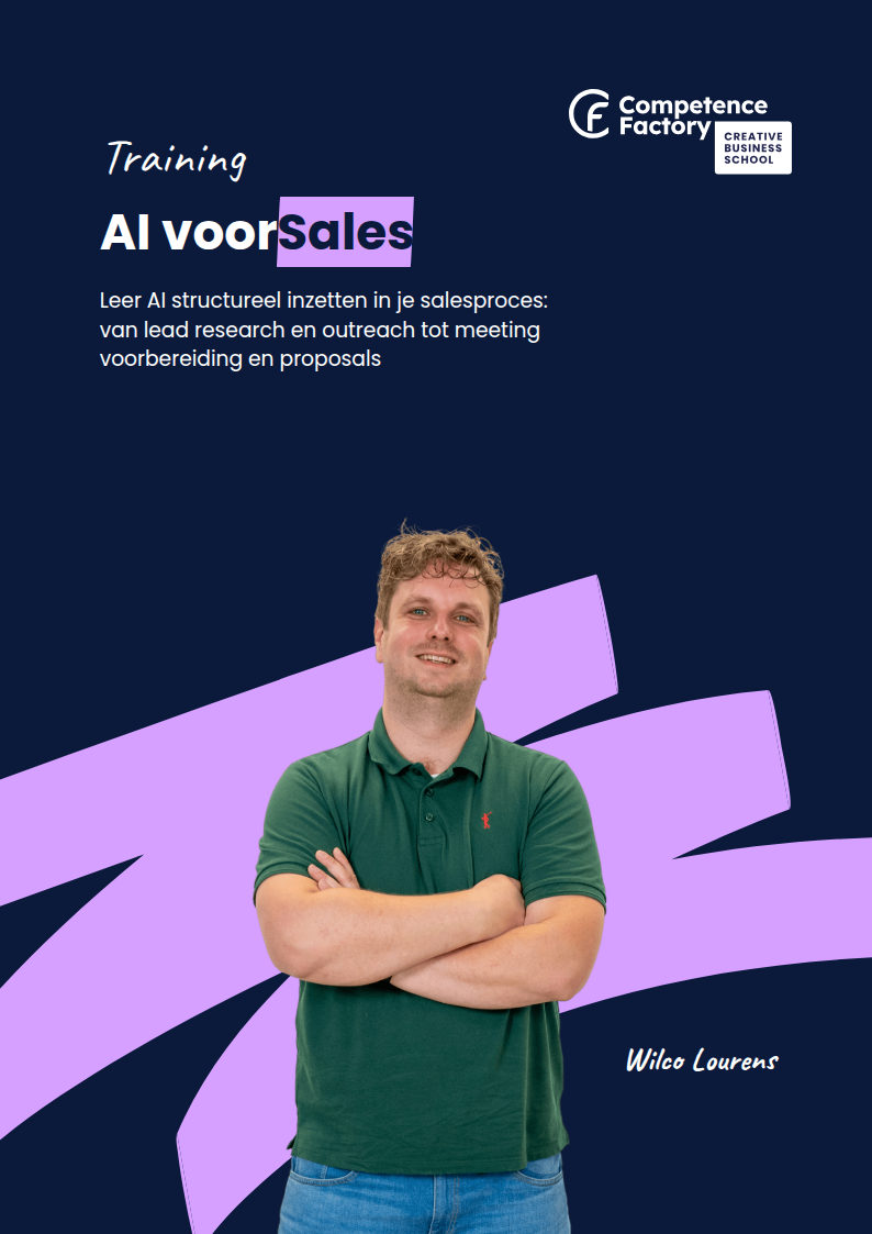 Trainingsbrochure AI voor Sales