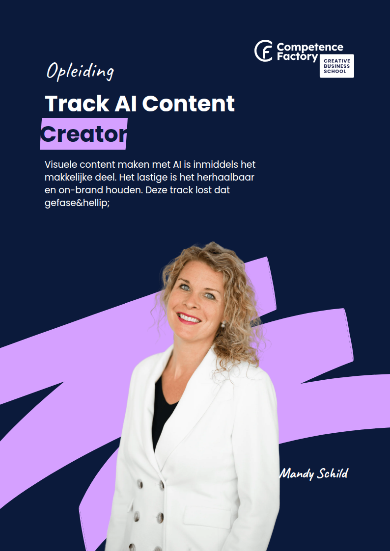 Trainingsbrochure Track AI Content Creator