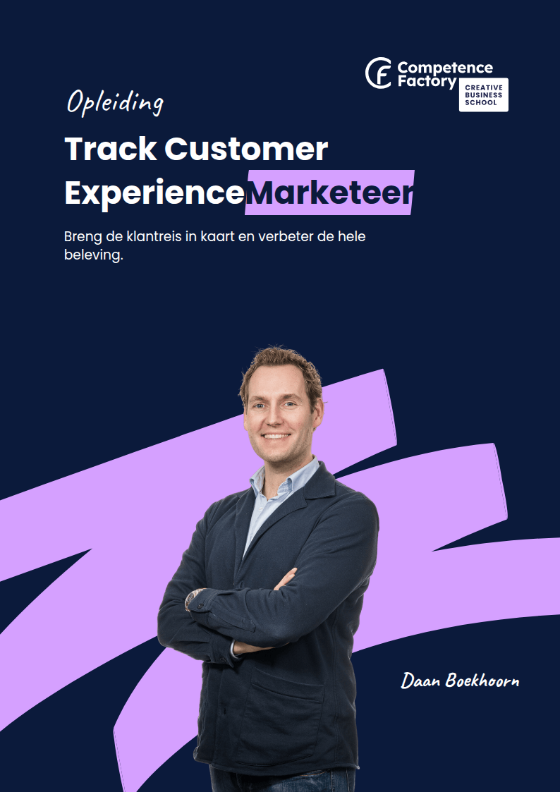 Brochure Track Customer Experience Marketeer