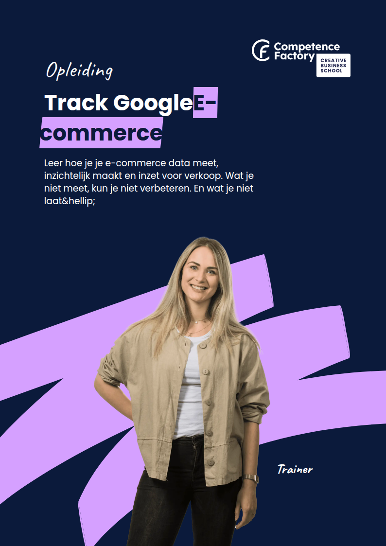 Trainingsbrochure Track Google E-commerce