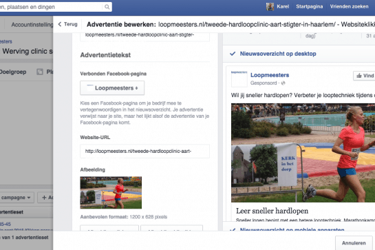Op Facebook adverteren kun je gewoon leren