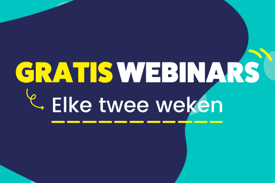 Elke twee weken gratis webinars!