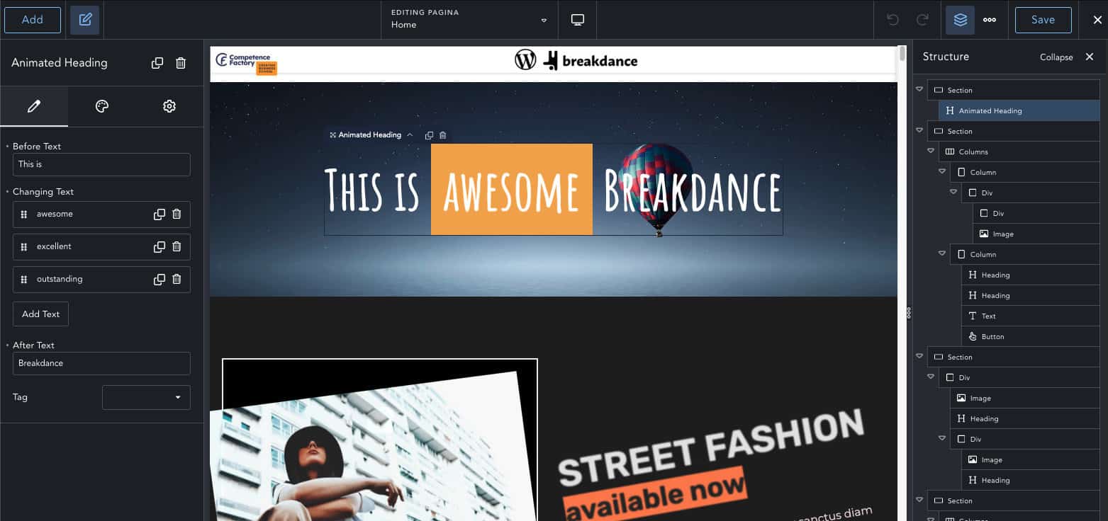 WordPress Breakdance geeft website creatie een nieuwe impuls