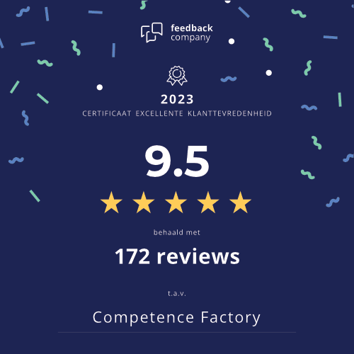 Certificaat excellente klanttevredenheid