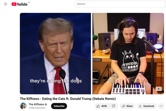 Trump, huisdieren en memes