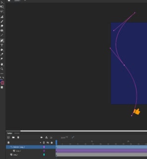 Pad tekenen Adobe Animate