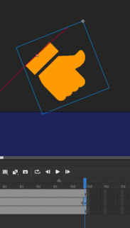 Afbeelding verplaatsen eindpunt Adobe Animate