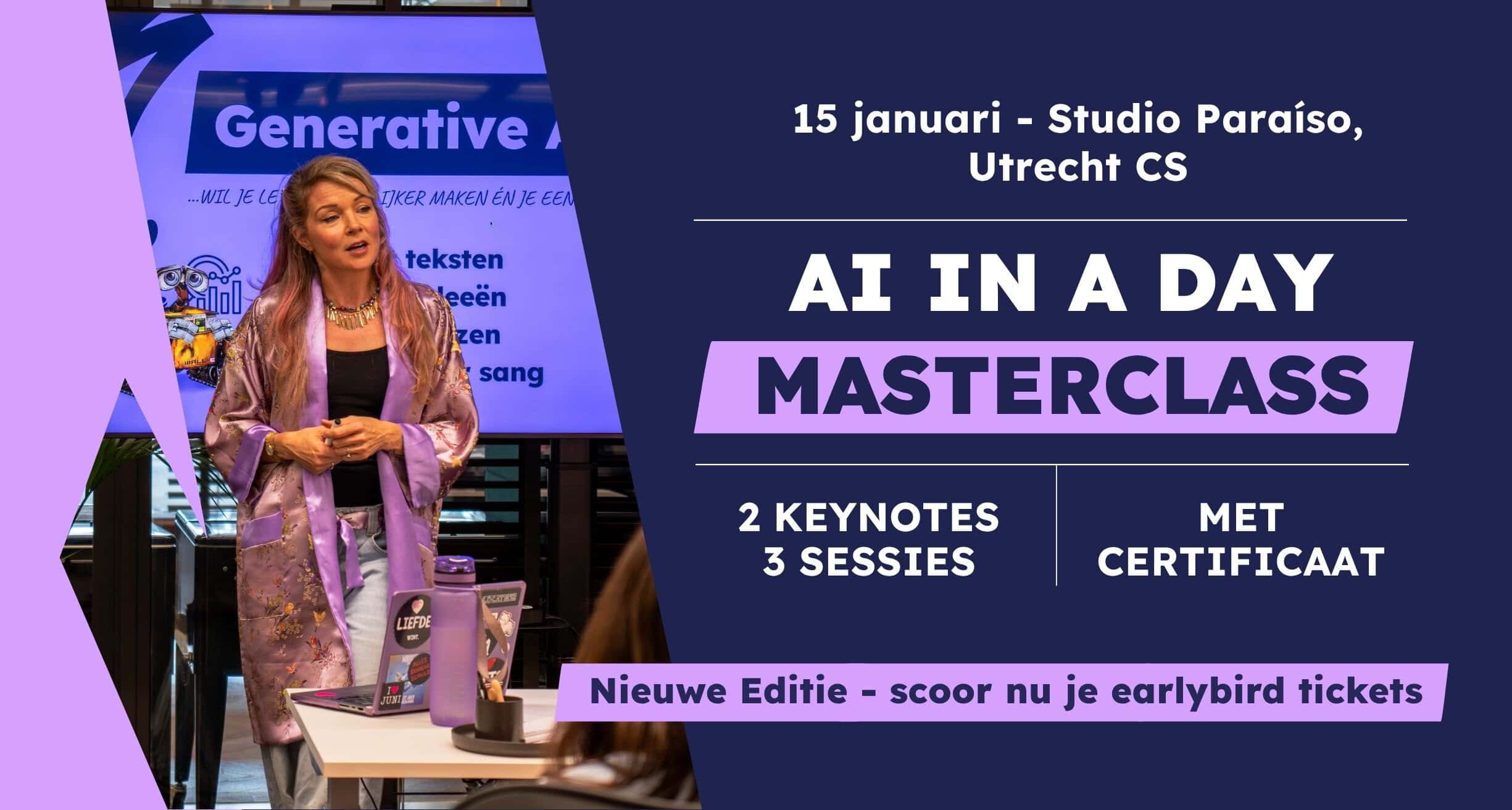 AI in a day Masterclass - 15 januari